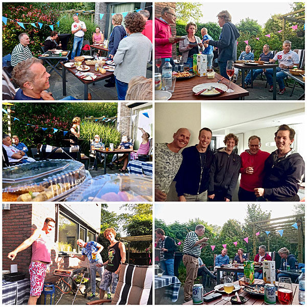 Gezellige start Jubileumjaar met barbecue